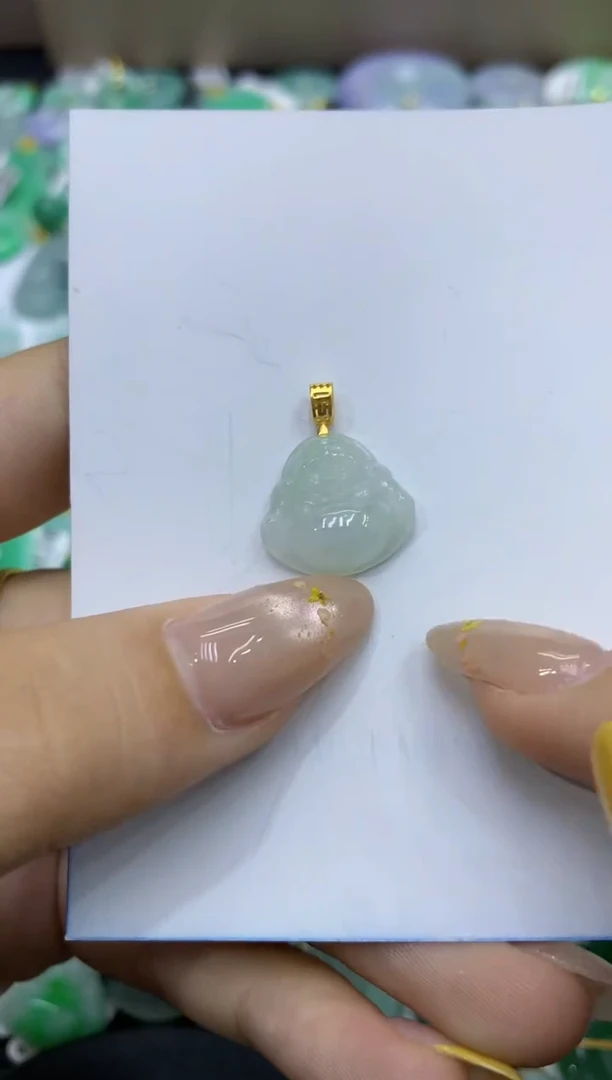 颈饰未镶嵌翡翠天然缅甸翡翠A货