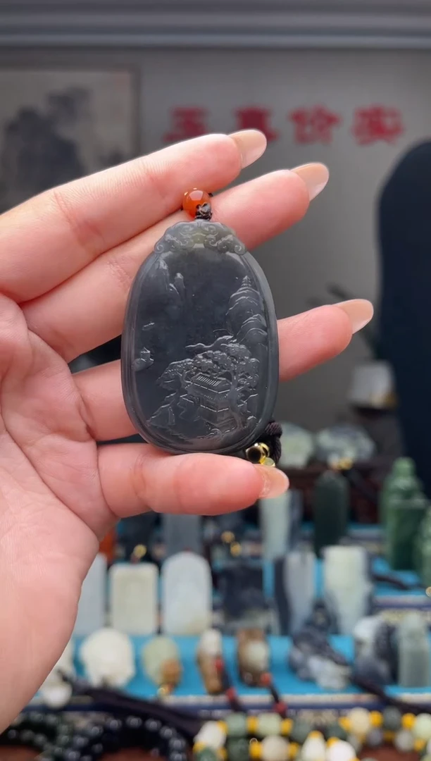 未镶嵌和田玉挂件1