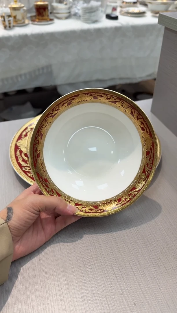 瓷片6英寸水果碗 1个