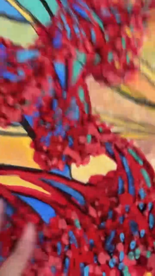 国画李子鹏-5.5平尺长卷-国画作品-h-紫