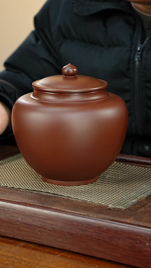 宜兴原矿紫砂茶叶罐