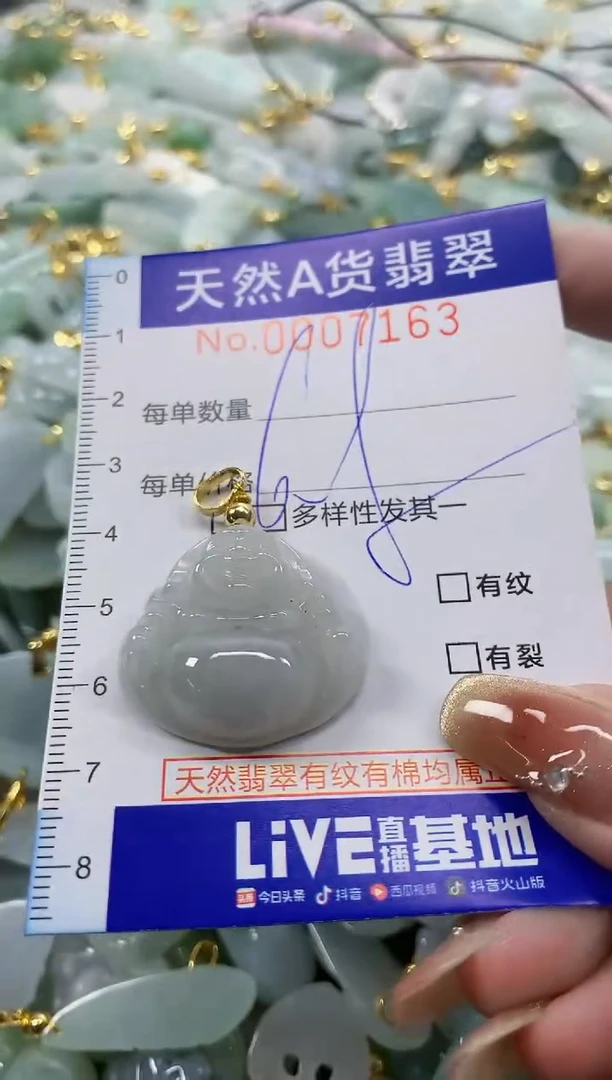 颈饰未镶嵌翡翠天然A货翡翠