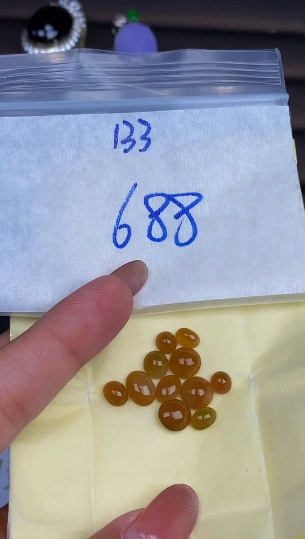 翡翠裸石未镶嵌缅甸天然翡翠A货133