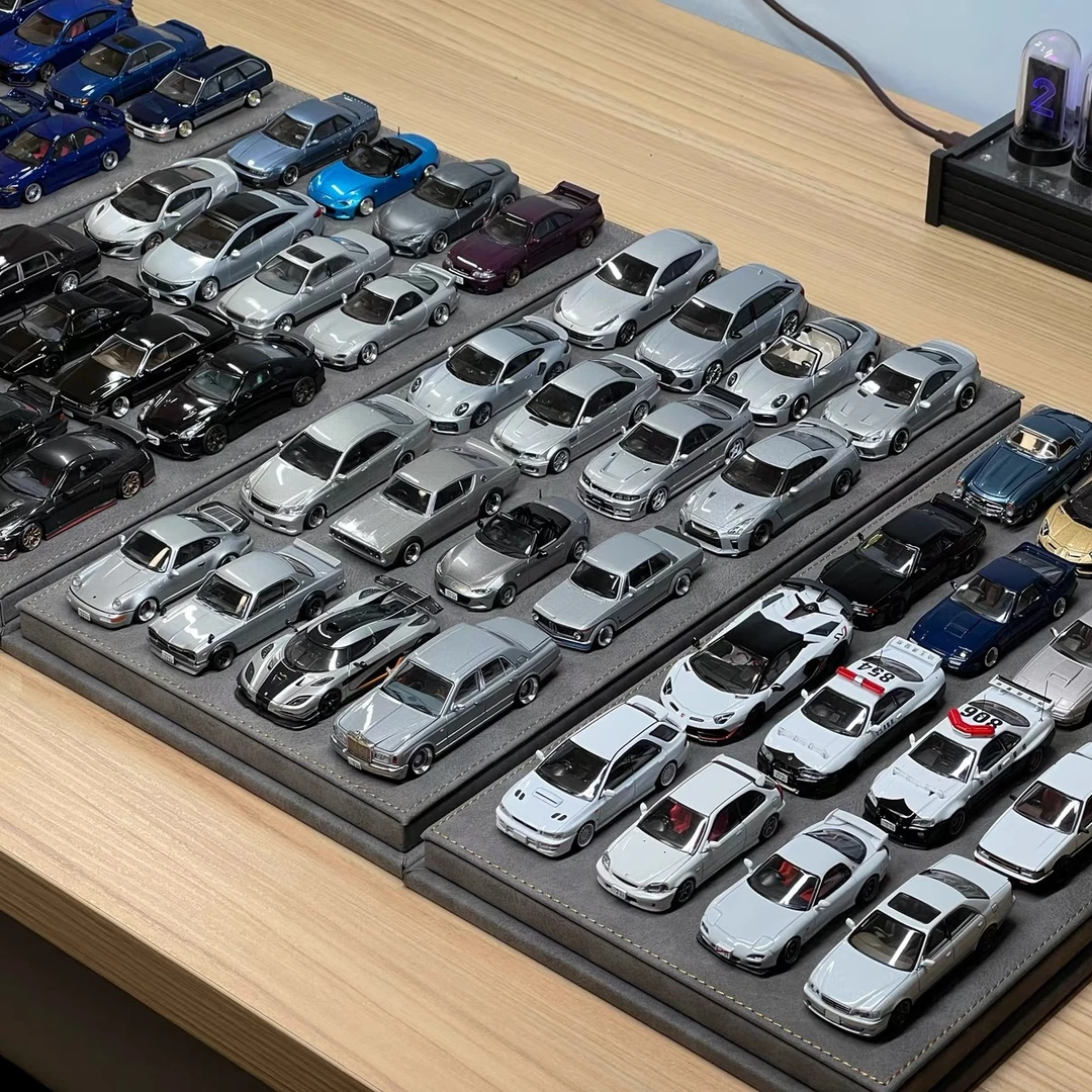 【KICARMOD】18比例展示盒 汽车模型亚克力展示盒