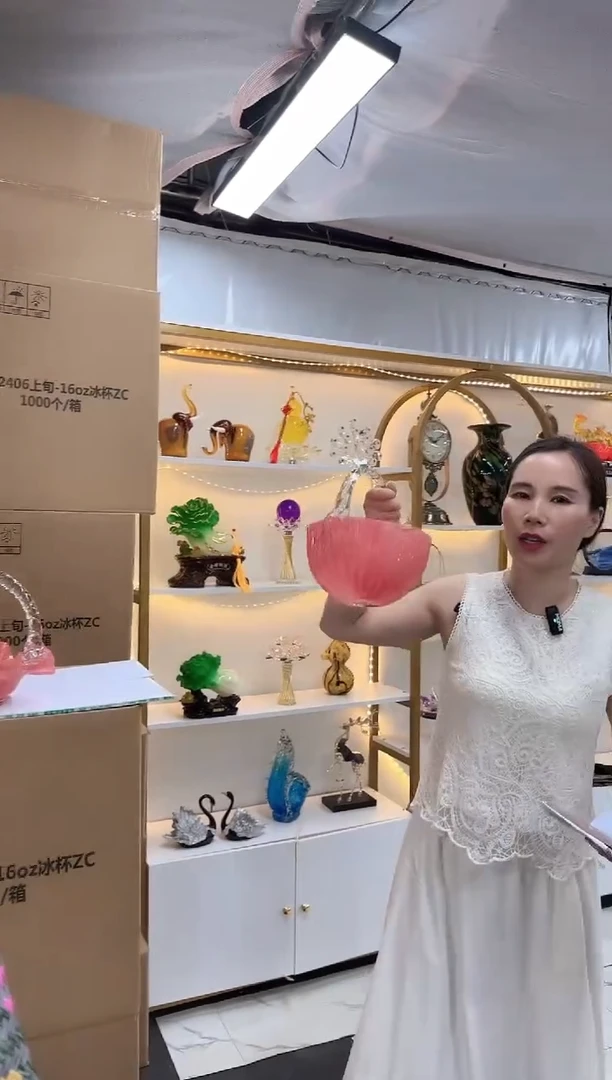 琉璃手工艺品花瓶花器S-3