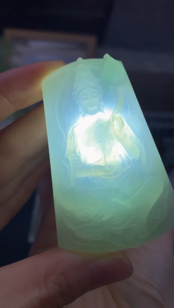 定制翡翠未镶嵌山*边---20570