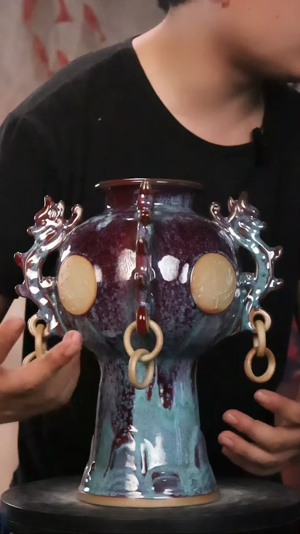 瓷片少年渡钧 钧瓷收藏品