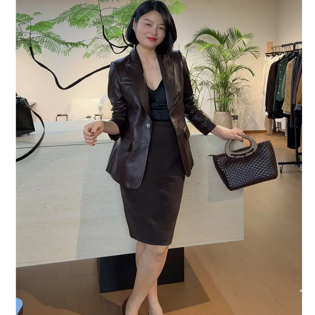 TANTAN 百搭修身显瘦气质半裙2436