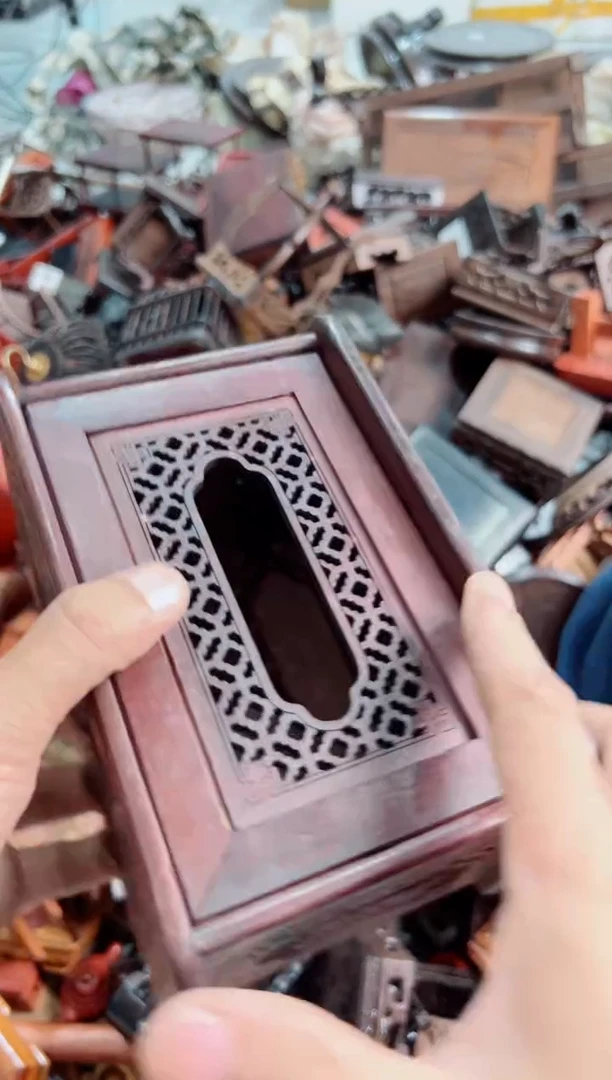 木020纸巾盒底座摆件花架处理