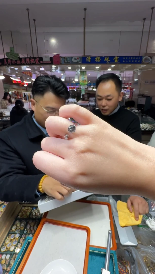 未镶嵌戒指水晶多样性发一件 525