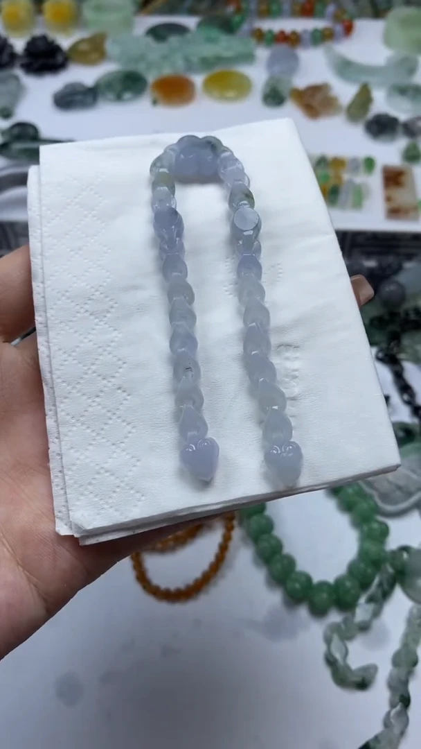 未镶嵌定制翡翠大*睛毛货定制不退不换