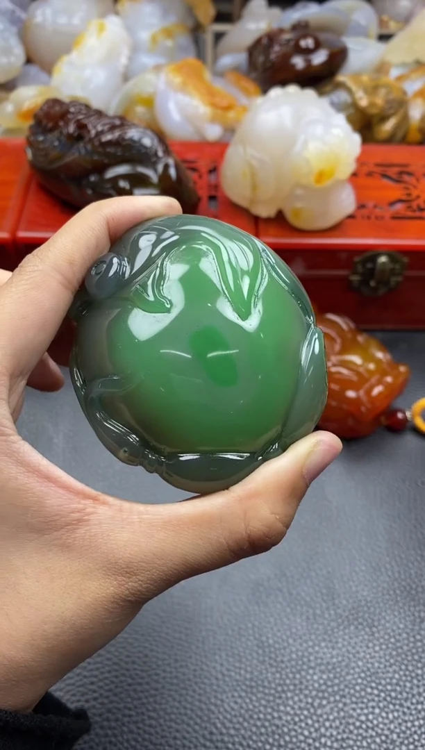 未镶嵌手把玛瑙/玉髓臣****月00