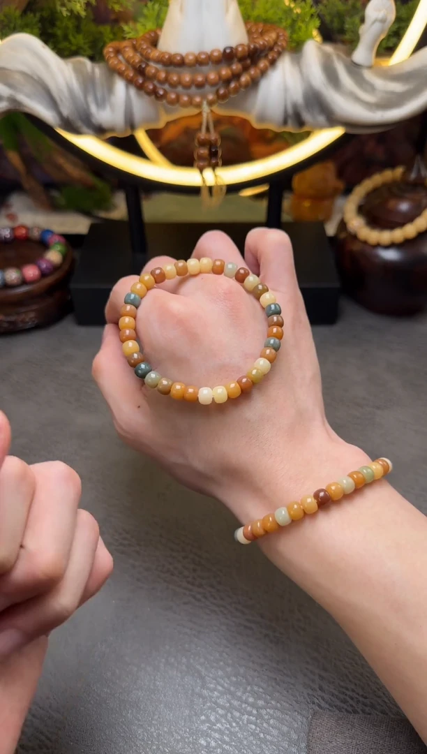 手串菩提根/象牙果小而精稻香玉米桶珠