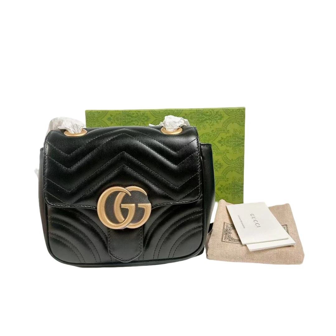 99新 GUCCI/古驰 安洁利严选单肩包/QG