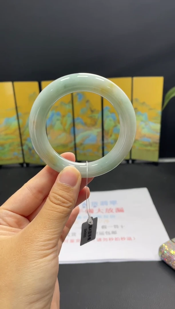 未镶嵌手镯翡翠16#天然缅甸A货翡翠手镯50-52圈口