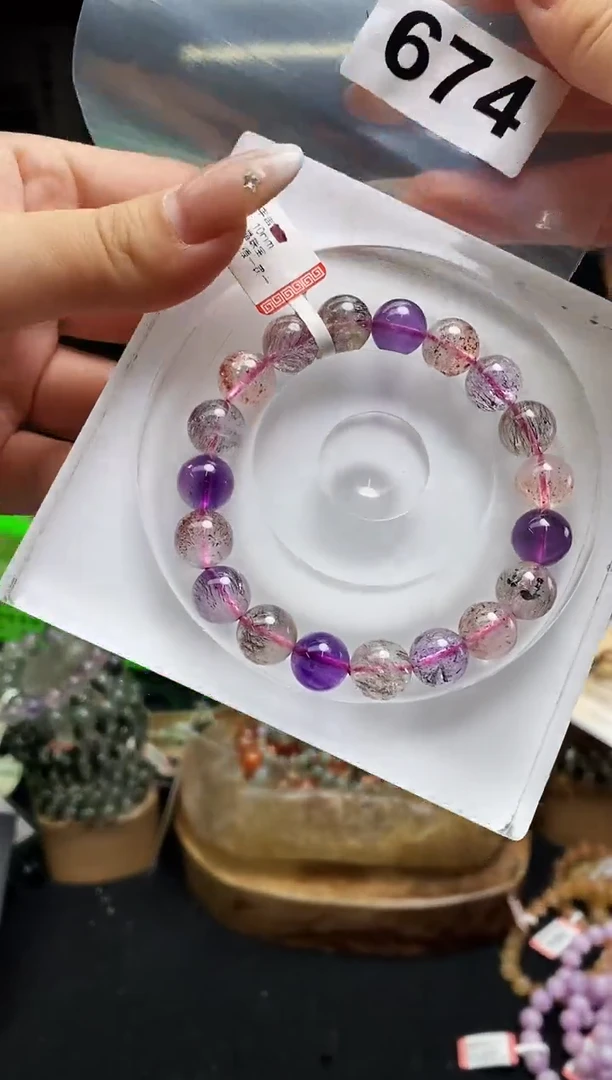 水晶手串未镶嵌手串674