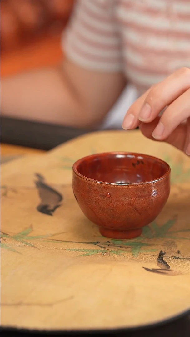 茶壶紫砂盏【战国红】