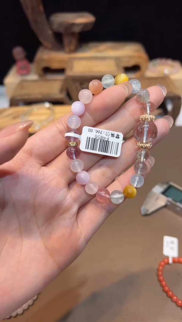 水晶手链未镶嵌手饰@@F4856