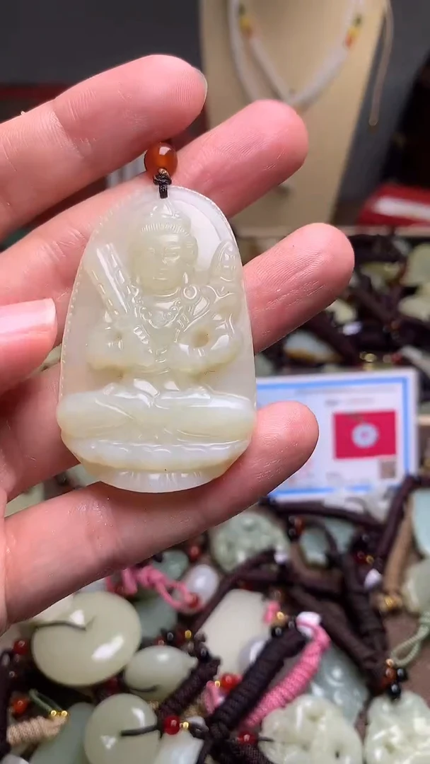 颈饰未镶嵌和田玉新疆料青海料清水和田玉吊坠