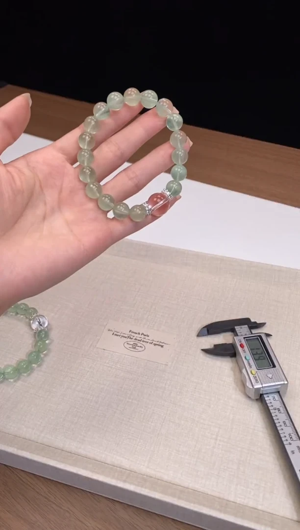 未镶嵌手链水晶绿萤