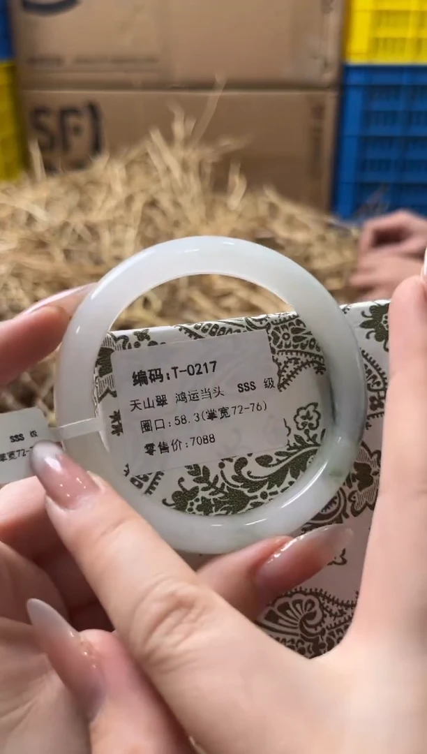 未镶嵌手镯石英质玉T-0217