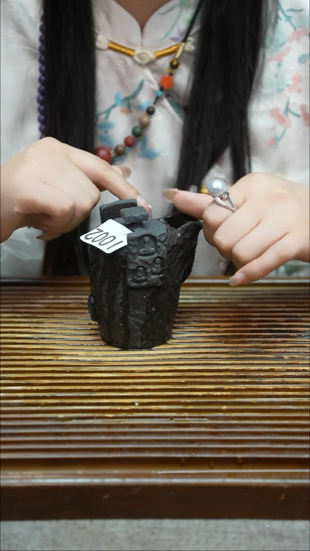 万古烧粗陶手工茶具