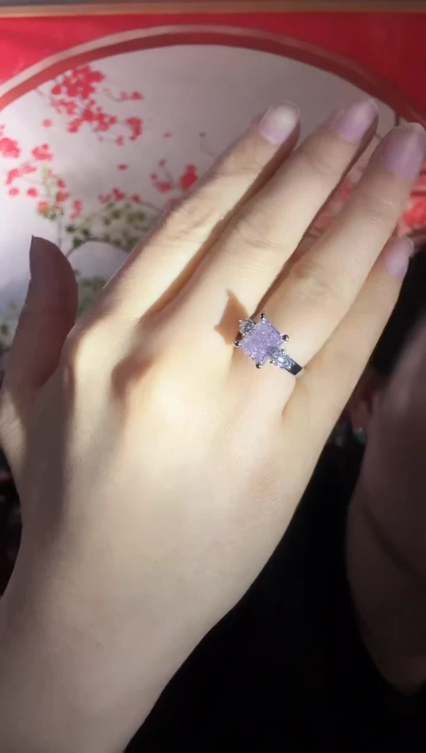 主播定制链接 3ct戒指 定制圈口