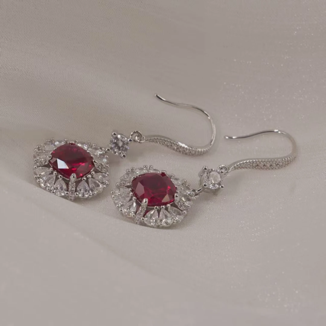 【粉丝专属】高奢臻品红宝石耳坠 XKZF84