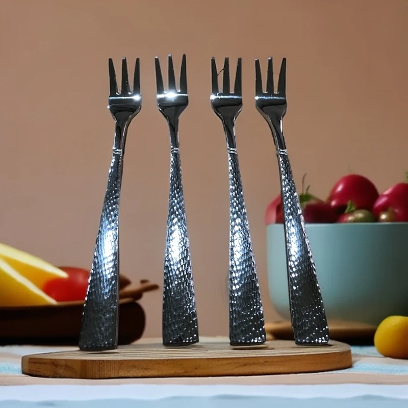 里德巴顿水果叉8支一组创意家用水果叉