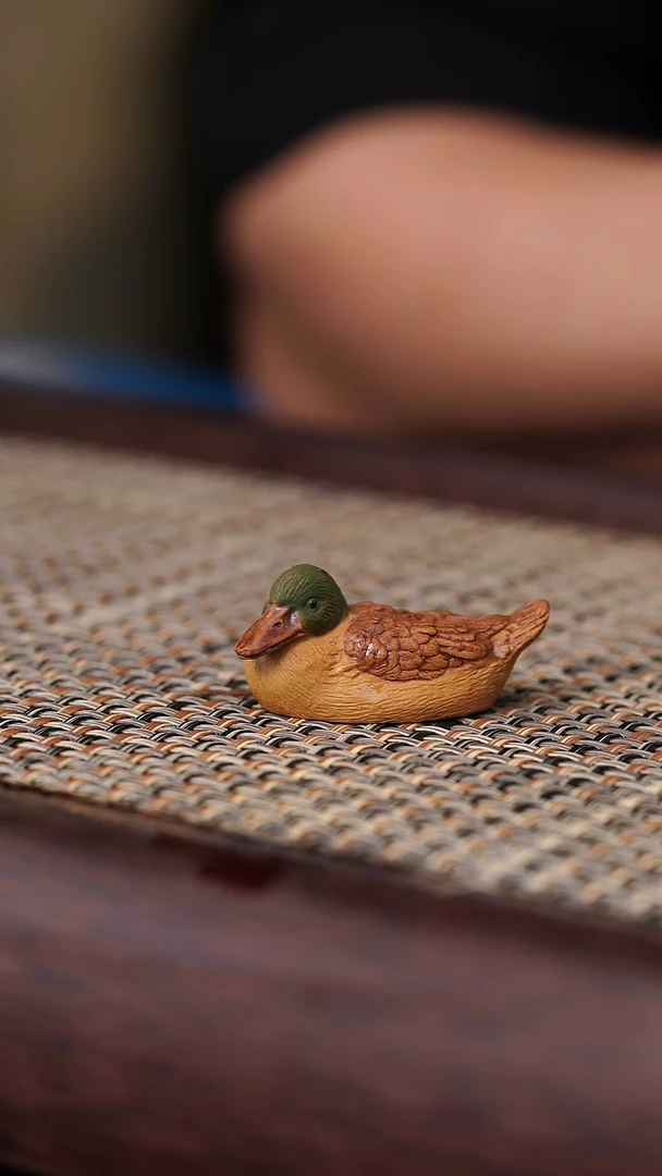 原矿手工春江水暖鸭先知浮水