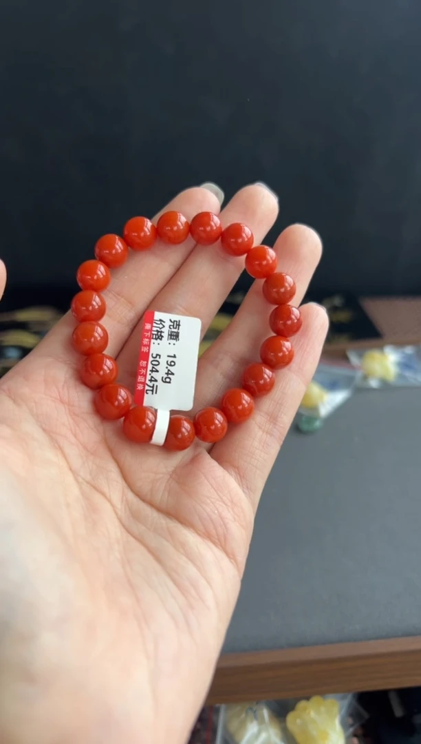 未镶嵌手串南红玛瑙909买断