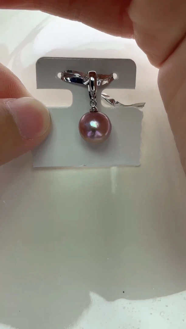 未镶嵌吊坠淡水珍珠紫色系吊坠