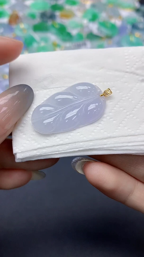 翡翠未镶嵌颈饰天然缅甸a货翡翠