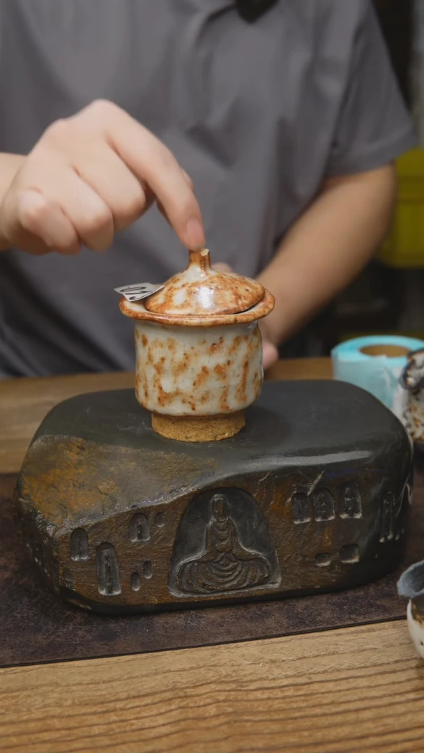 手工茶具福利盖子微瑕013