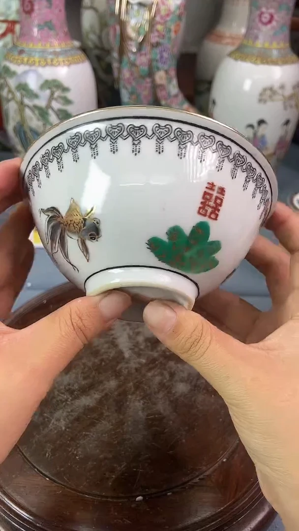 瓷片微瑕慎拍景德镇窑老厂瓷器单件