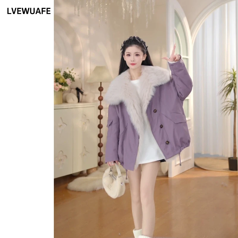 爱路菲冬季狐狸毛可拆卸皮草填充鹅绒2025新款女外套1260-25019