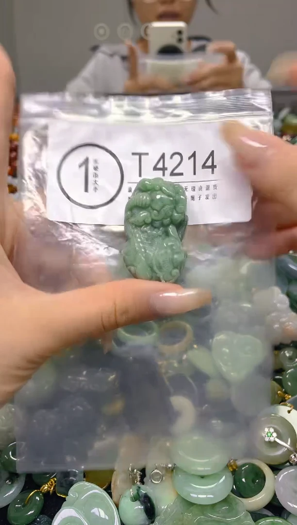 颈饰未镶嵌翡翠/ T /翡翠A货，一件也是批发价