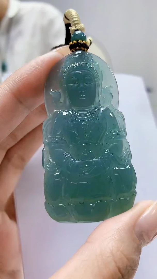 未镶嵌定制翡翠5028MM-毛货挂件44