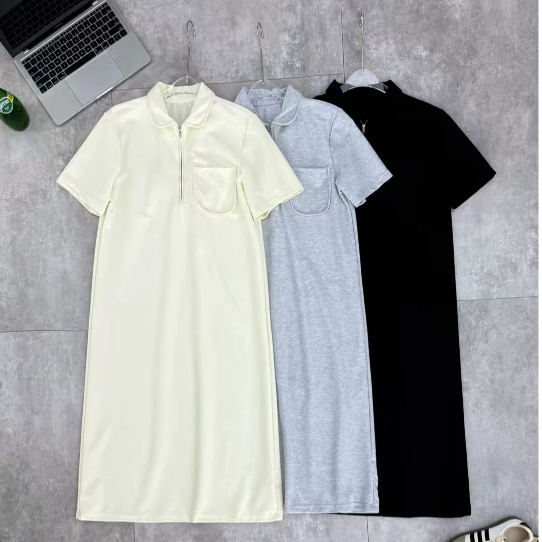 【锦衣服饰】KDM  2125  Polo领简约连衣裙