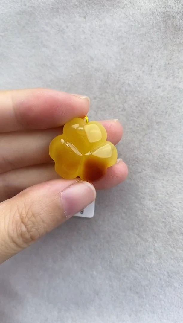 裸石琥珀未镶嵌10929037-特价手机坠