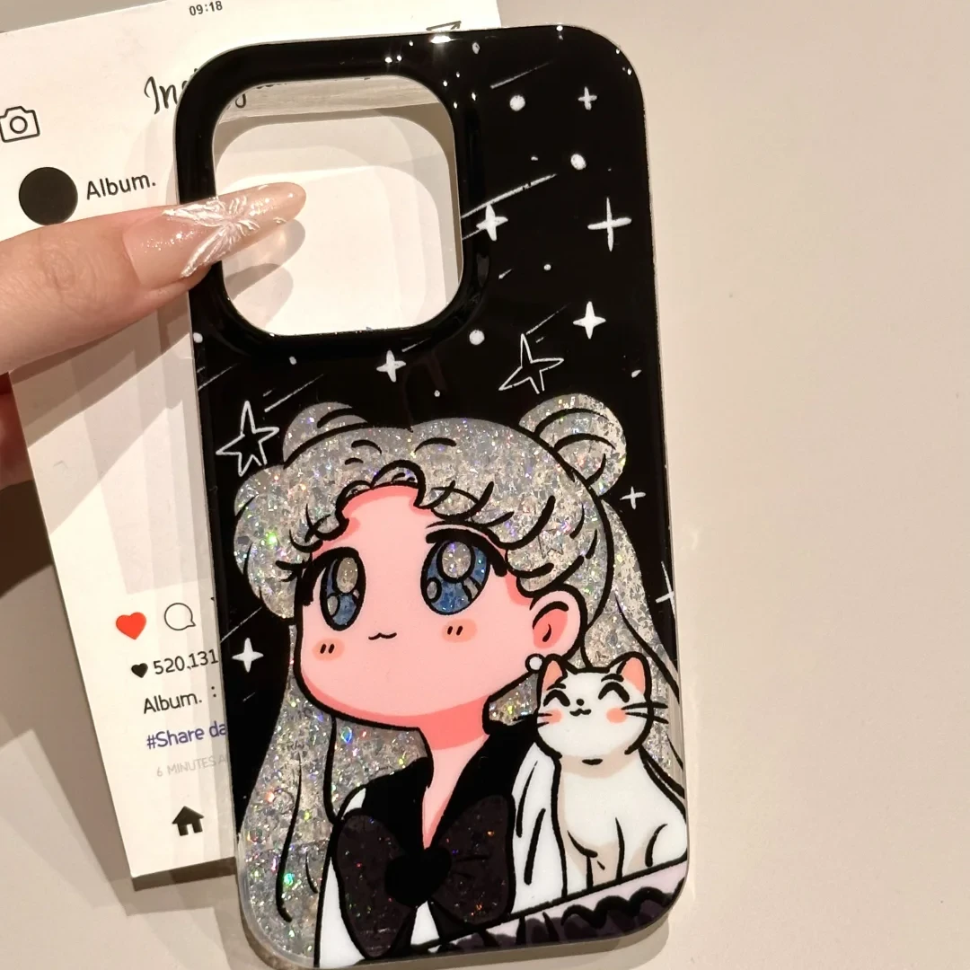 适用苹果15手机壳12/13/14ProMax卡通iPhone16/INS风15Plus网红xr