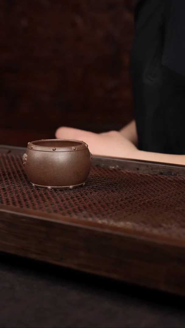 【闪购商品】紫砂茶壶岩中泥战鼓杯