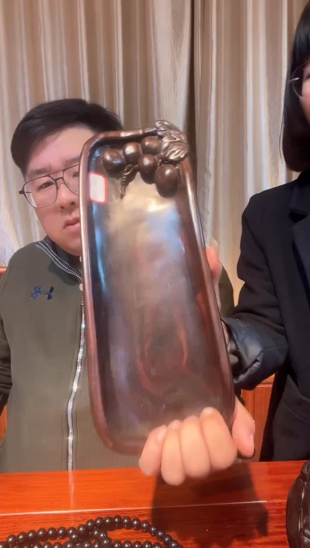 红酸枝木类成套家具国标红木交趾黄檀果盘  孤品 一物一拍