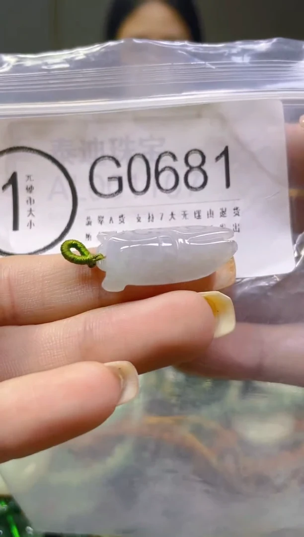 翡翠未镶嵌颈饰/G/翡翠A货一图一物