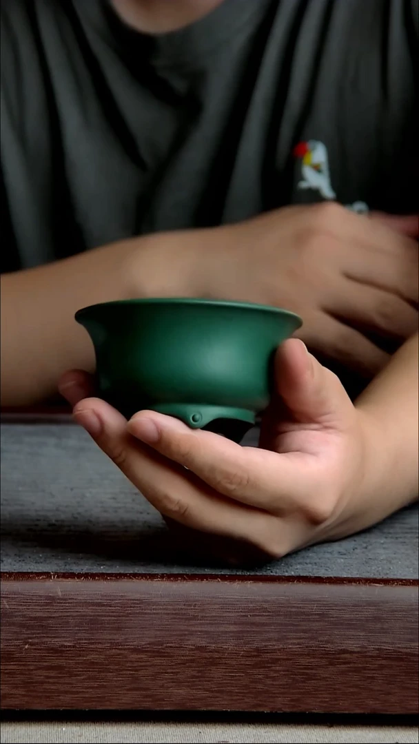 紫砂花盆7.5*3.8内径尺寸紫砂花盆