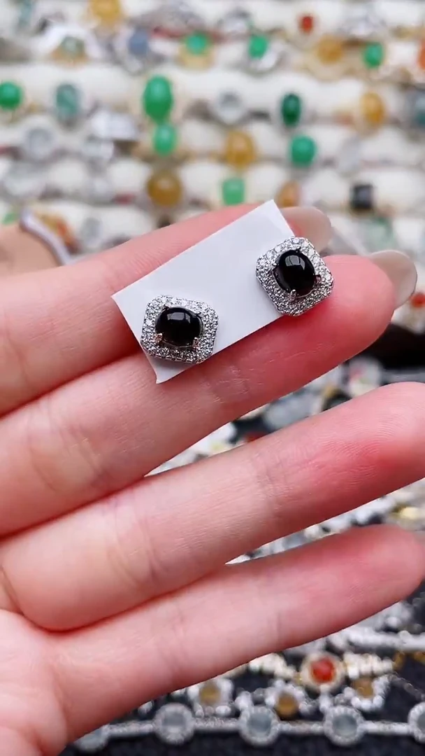 银S925镶嵌戒指翡翠43