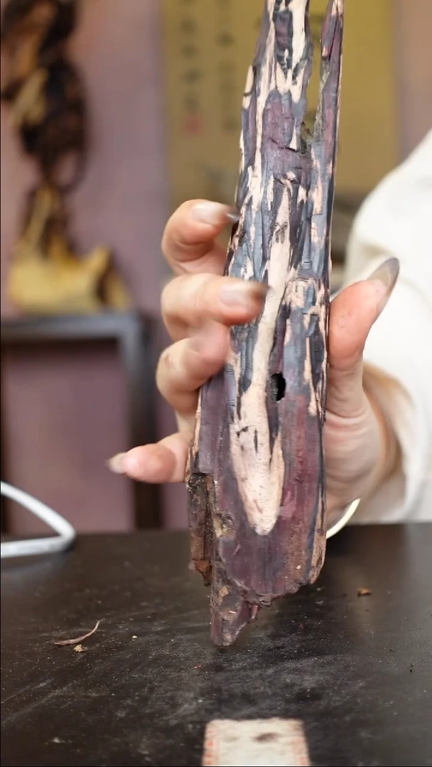 木本降真香海南红降原料把件南岛料90克