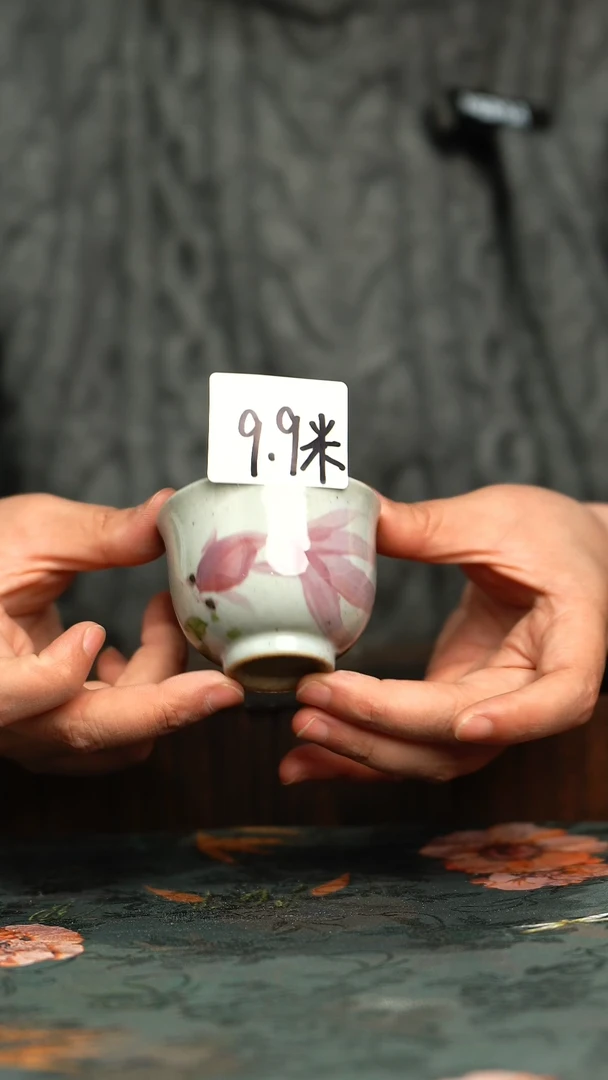 杯釉下彩手工手绘同款陶器