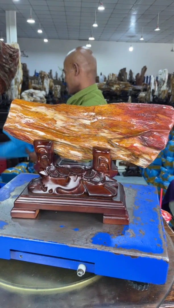 硅化玉摆件未镶嵌49