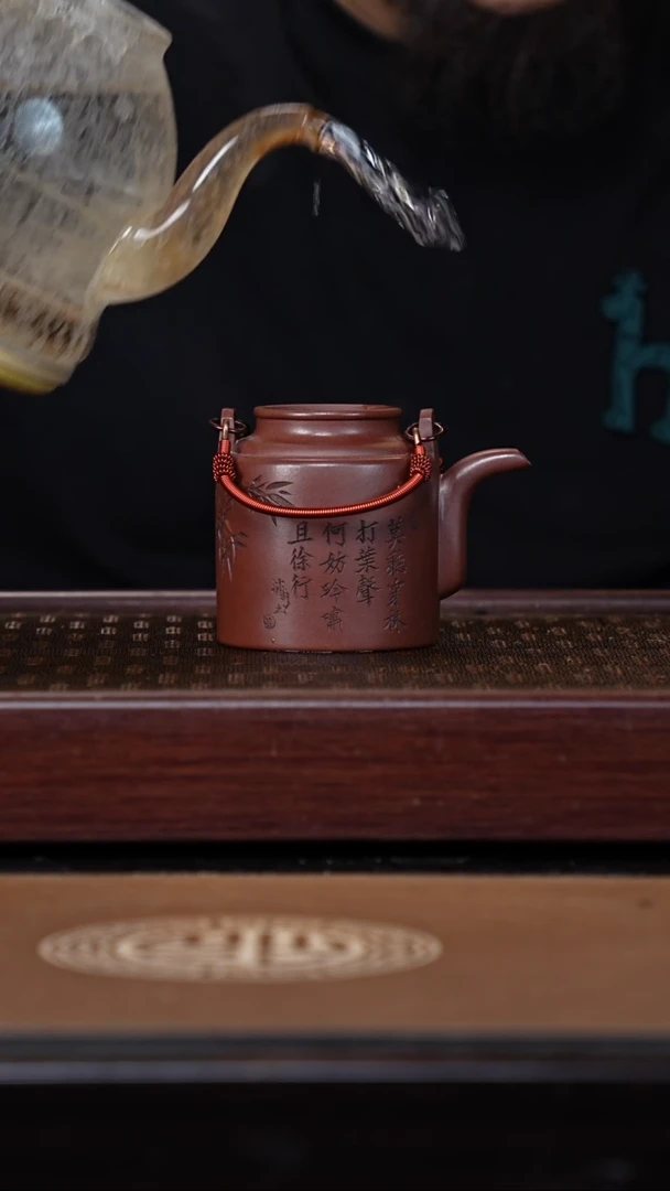 茶杯紫砂紫泥茶壶